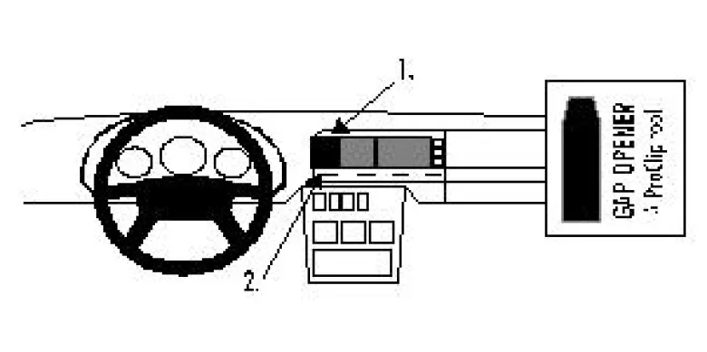 Brodit ProClip, Mercedes Benz S-Class 91-99