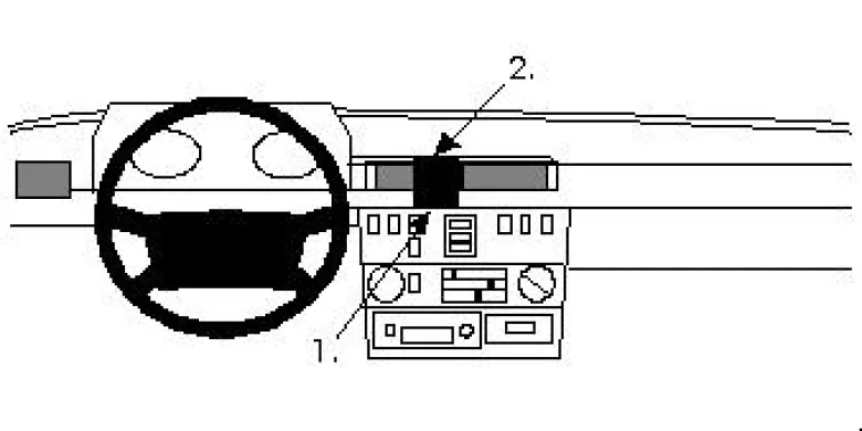 Brodit ProClip, Mercedes Benz Geländewagen 89-00