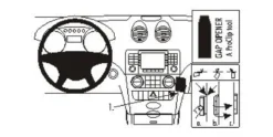 Brodit ProClip, Mercedes Benz M-Class/ML 05-11