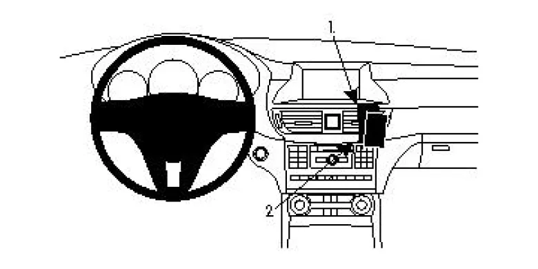 Brodit ProClip, Mercedes Benz CLS-Class 11-18
