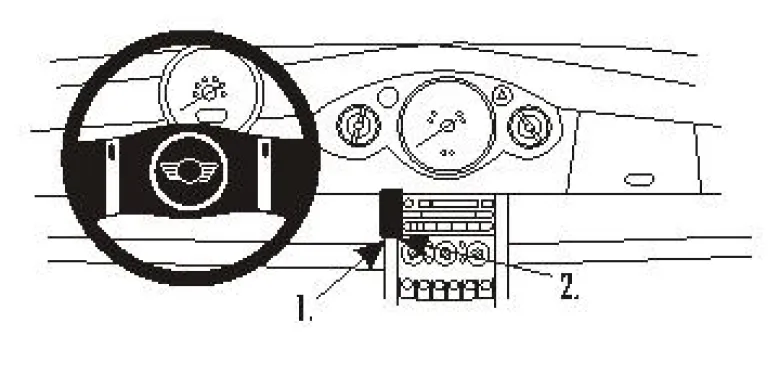 Brodit ProClip, Mini Cooper Convertible 01-07