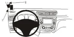 Brodit ProClip, Nissan Qashqai 14-21