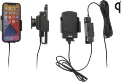 Brodit Qi trådlös aktiv hållare för fast installation, Apple/Google/Huawei/Oppo/Samsung
