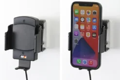 Brodit Qi trådlös aktiv hållare för fast installation, Apple/Google/Huawei/Oppo/Samsung