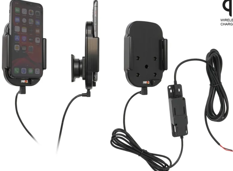 Brodit Qi trådlös aktiv hållare för fast installation, Apple iPhone 11 Pro