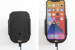 Brodit Qi trådlös aktiv mobilhållare med billaddare, Apple iPhone 12 Pro Max