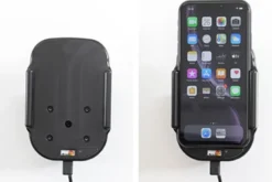 Brodit Qi trådlös aktiv mobilhållare med billaddare, Apple iPhone 11