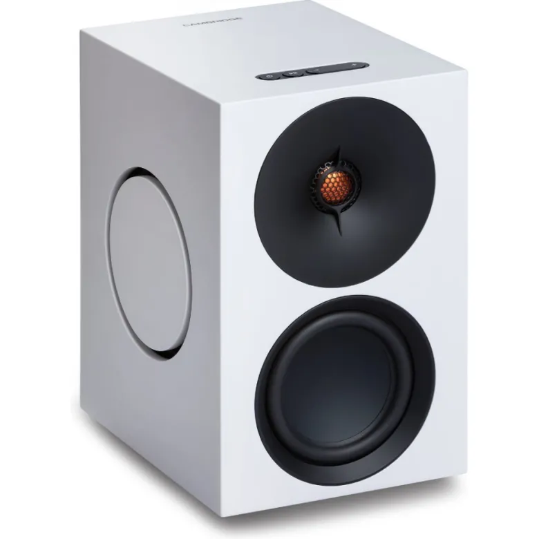 Cambridge Audio L/R M aktiva stereohögtalare med nätverk, vitt par