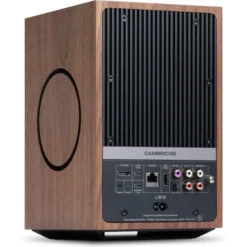 Cambridge Audio L/R M aktiva stereohögtalare med nätverk, valnöt par