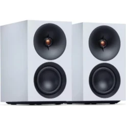 Cambridge Audio L/R S kompakta aktiva stereohögtalare, vitt par