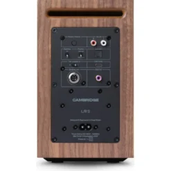 Cambridge Audio L/R S kompakta aktiva stereohögtalare, valnöt par