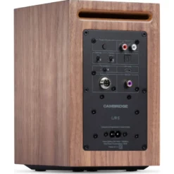 Cambridge Audio L/R S kompakta aktiva stereohögtalare, valnöt par