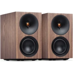 Cambridge Audio L/R S kompakta aktiva stereohögtalare, valnöt par