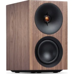 Cambridge Audio L/R S kompakta aktiva stereohögtalare, valnöt par