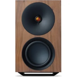Cambridge Audio L/R X aktiva stereohögtalare med nätverk, valnöt par