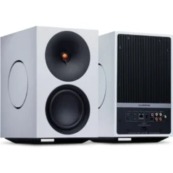 Cambridge Audio L/R X aktiva stereohögtalare med nätverk, vitt par