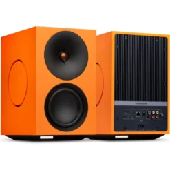 Cambridge Audio L/R X aktiva stereohögtalare med nätverk, orange par