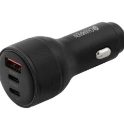 Champion Billaddare 130W 3-port QC/PD, svart