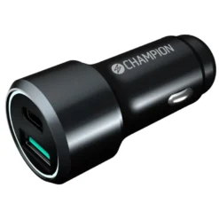 Champion FastCharge USB-B/C billaddare Duo, 43W