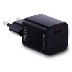 Champion Fast Charge väggladdare USB-C PD 30W, svart