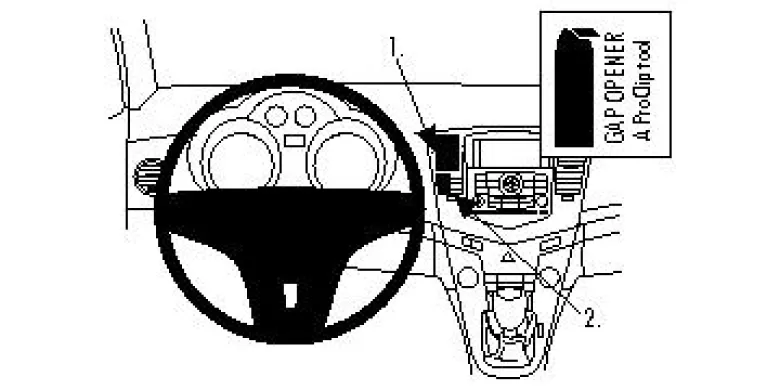 Chevrolet Cruze 09-14, Centrerad