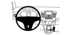Chevrolet Cruze 09-14, Konsol