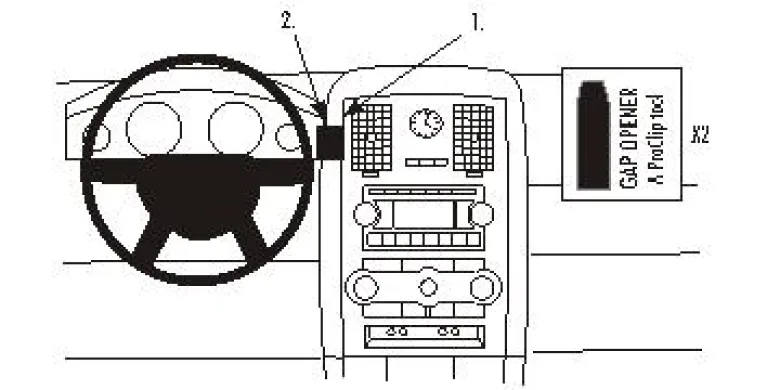 Chrysler 300C/Touring 05-10, Centrerad