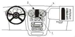 Chrysler PT Cruiser 00-05, Centrerad