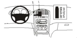 Chrysler Voyager 01-07, Centrerad