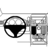 Chrysler Voyager 08-11, Centrerad