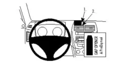 Citroen C4 Aircross 13-15, Centrerad