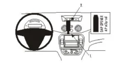 Citroen C2/C3 06-09, Centrerad