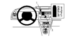 Citroen C4 05-10, Centrerad