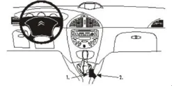 Citroen C5 01-05, Konsol