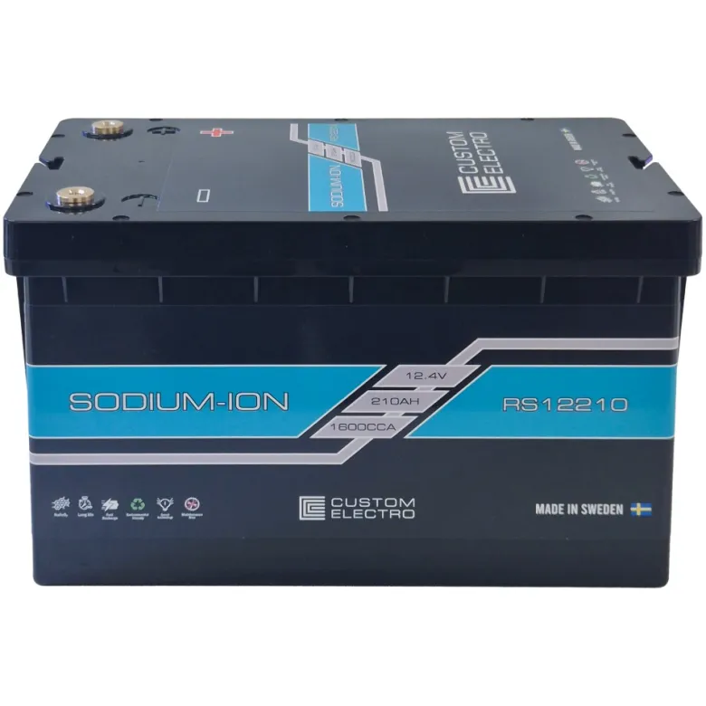 CustomElectro RS 12-210, kraftfullt 210Ah Sodium-Ion batteri