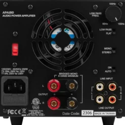 Dayton Audio APA150, bryggbar stereoförstärkare på 2x75W