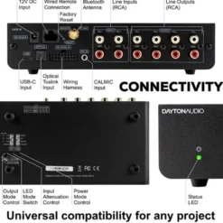 Dayton Audio AXIS-8, 8-kanalig DSP/ljudprocessor till bil & hem