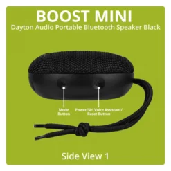 Dayton Audio Boost Mini, portabel Bluetooth-högtalare