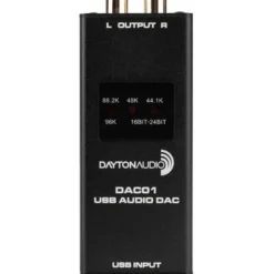 Dayton Audio DAC01, USB DAC med 24/96 stöd