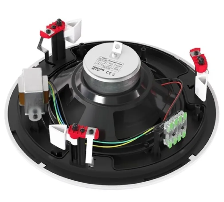 Dayton Audio DA40T med 4st Fonestar Sky-8T, kommersiellt 100V-paket