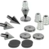 Dayton Audio DSS2-BC, 4-pack med spikes, svart krom