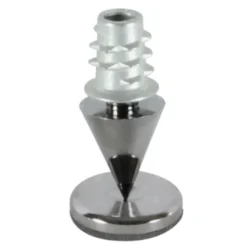 Dayton Audio DSS2-BC, 4-pack med spikes, svart krom
