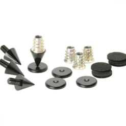 Dayton Audio DSS2-BK, 4-pack med spikes, svart