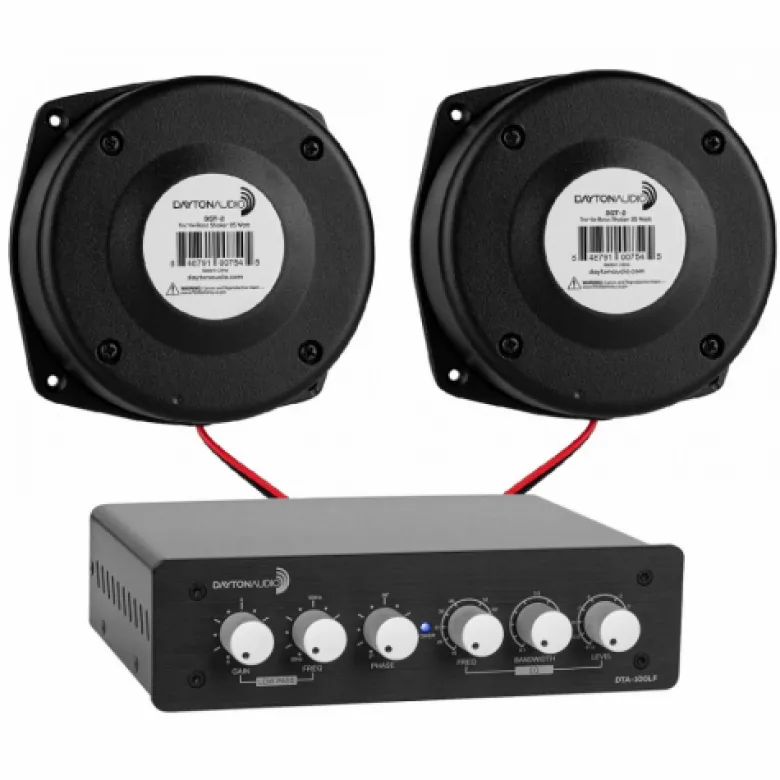 Dayton Audio DTA-100LF med 2 st BST-2, basshaker-paket