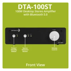 Dayton Audio DTA-100ST förstärkare med Bluetooth & högpassfilter