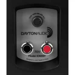 Dayton Audio IO655BT, 6.5tums utomhushögtalare med stöd för 70/100V, svart