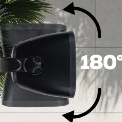 Dayton Audio IO65XP, aktiva 6.5 tums utomhushögtalare, svart par