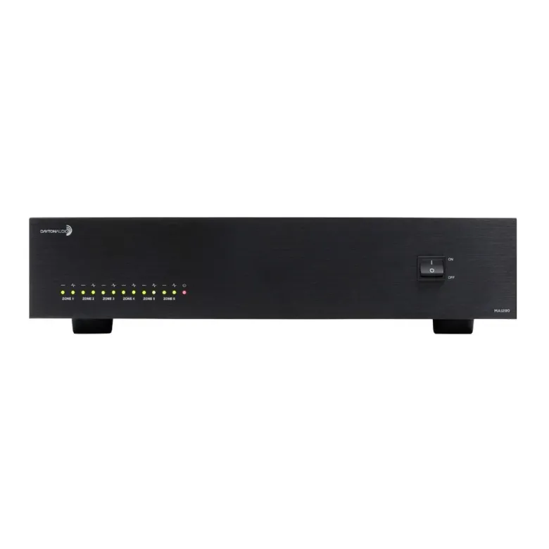 Dayton Audio MA1280 med 2 par JBL Stage 280C, multiroompaket