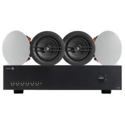 Dayton Audio MA1280 med 2 par JBL Stage 280C, multiroompaket