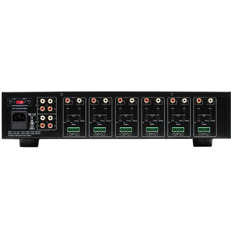 Dayton Audio MA1280 med 2 par JBL Stage 280C, multiroompaket